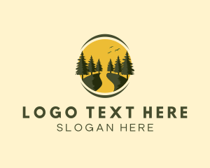 Planting - Outdoor Forest Path logo design