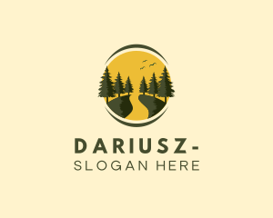 Forest - Outdoor Forest Path logo design