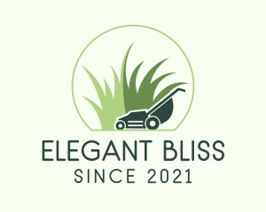 Home Cleaning - Grass Lawn Mower logo design