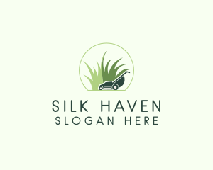 Grass Lawn Mower  logo design