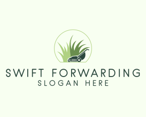 Grass Lawn Mower  logo design