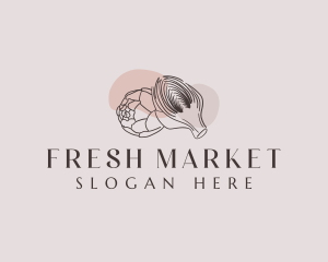 Market - Artichoke Vegetable Market logo design