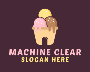Ice Cream - Ice Cream House logo design