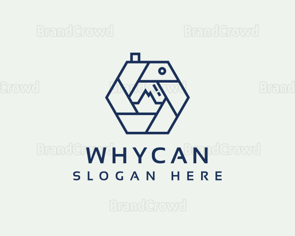 Hexagon Camera Shutter Logo