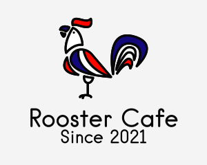 Rooster French Restaurant  logo design