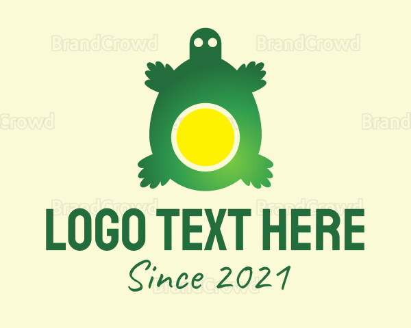 Egg Yolk Turtle Logo