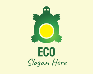 Egg Yolk Turtle  Logo