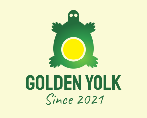 Egg Yolk Turtle  logo design