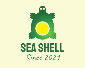 Egg Yolk Turtle  logo design