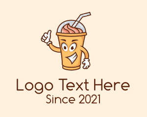 Smoothie - Smoothie Drink Cartoon logo design