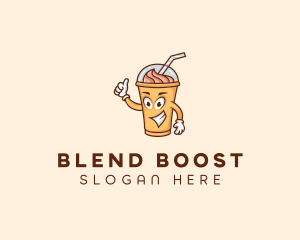 Smoothie - Smoothie Drink Cartoon logo design