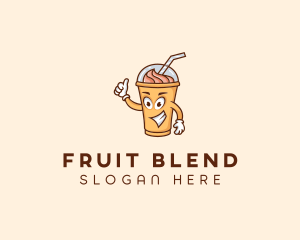 Smoothie - Smoothie Drink Cartoon logo design