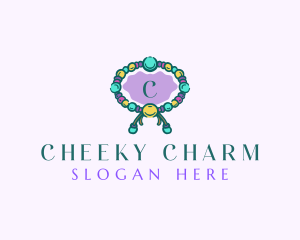 Beads Bracelet Charm logo design