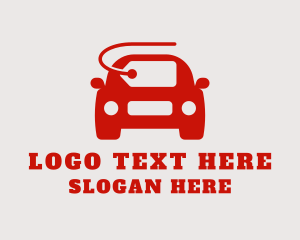 Rental - Car Price Tag logo design