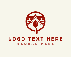 Repair - Trowel Brick Masonry logo design