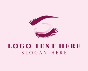 Magenta - Eyebrow & Eyelash Beauty logo design