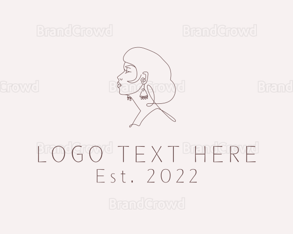 Luxury Woman Jewelry Logo