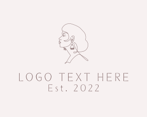 Girl - Luxury Woman Jewelry logo design