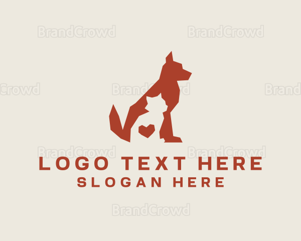 Dog Cat Pet Veterinary Logo