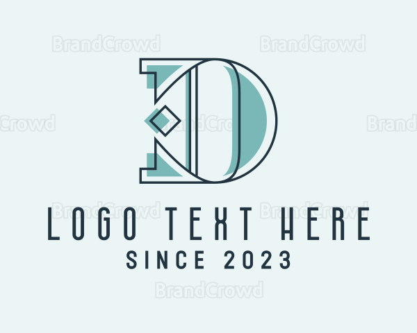 Diamond Letter D Logo