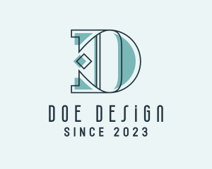 Elegant Letter D logo design