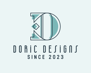 Elegant Letter D logo design