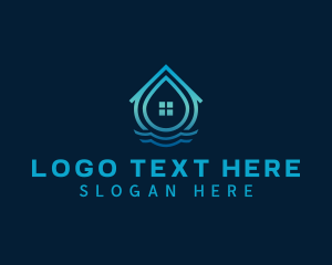 Window - Home Water Cleaning logo design