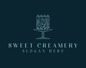 Flower Cake Bakeshop logo design