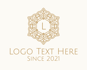 Instagram - Golden Victorian Letter logo design