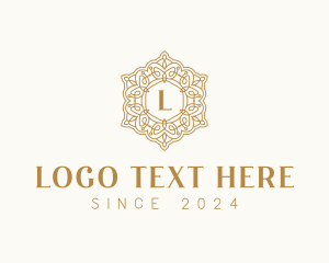 Candle - Golden Victorian Elegant logo design