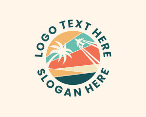 Travel Blogger - Summer Trip Getaway logo design