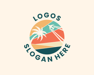 Island - Summer Trip Getaway logo design