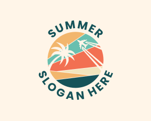 Summer Trip Getaway logo design