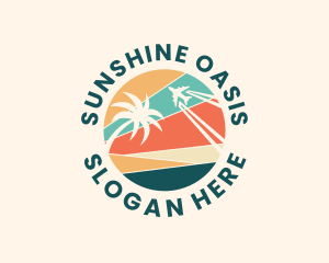 Summer Trip Getaway logo design