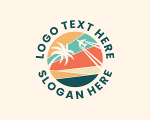 Tour Guide - Summer Trip Getaway logo design