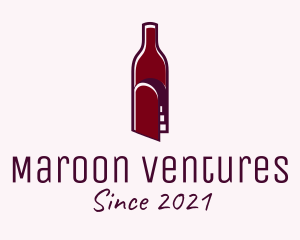 Maroon Cellar Door  logo design