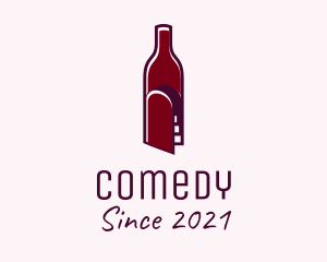 Winemaker - Maroon Cellar Door logo design