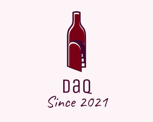 Winery - Maroon Cellar Door logo design