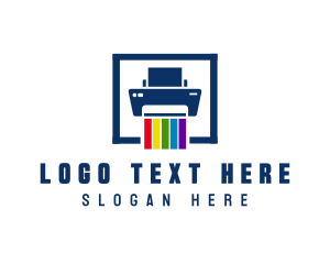 Sublimation - Printer Color Pigment logo design