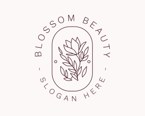 Blossom - Flower Blossom Badge logo design