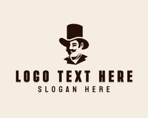 Fashion Grooming Gentleman Logo