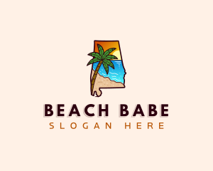 Shore Beach Alabama logo design