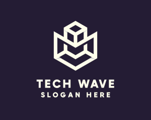 Modern - Modern Geometric Cube logo design