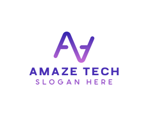 Digital Tech Advertising logo design