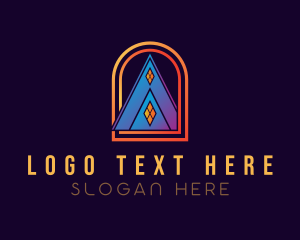 Triangle - Home Roof Builder logo design