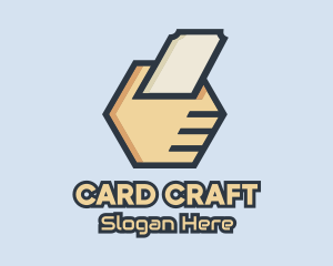 Card - Hexagon Ticket Holder logo design