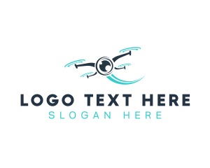 Videographer - Camera Drone Videographer logo design