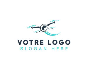 Social Influencer - Camera Drone Videographer logo design