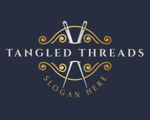 Thread Needle Tailoring logo design