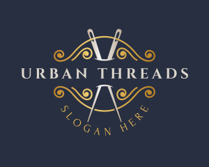 Thread Needle Tailoring logo design